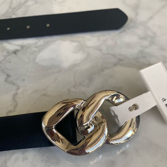 A new day Belt Black with‎ Silver buckle - Picture 4 of 5